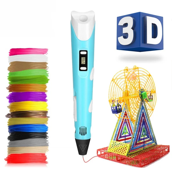 3Dpen, inovatívne pero na vytváranie 3D kresieb v 3 rôznych farbách - Image 5