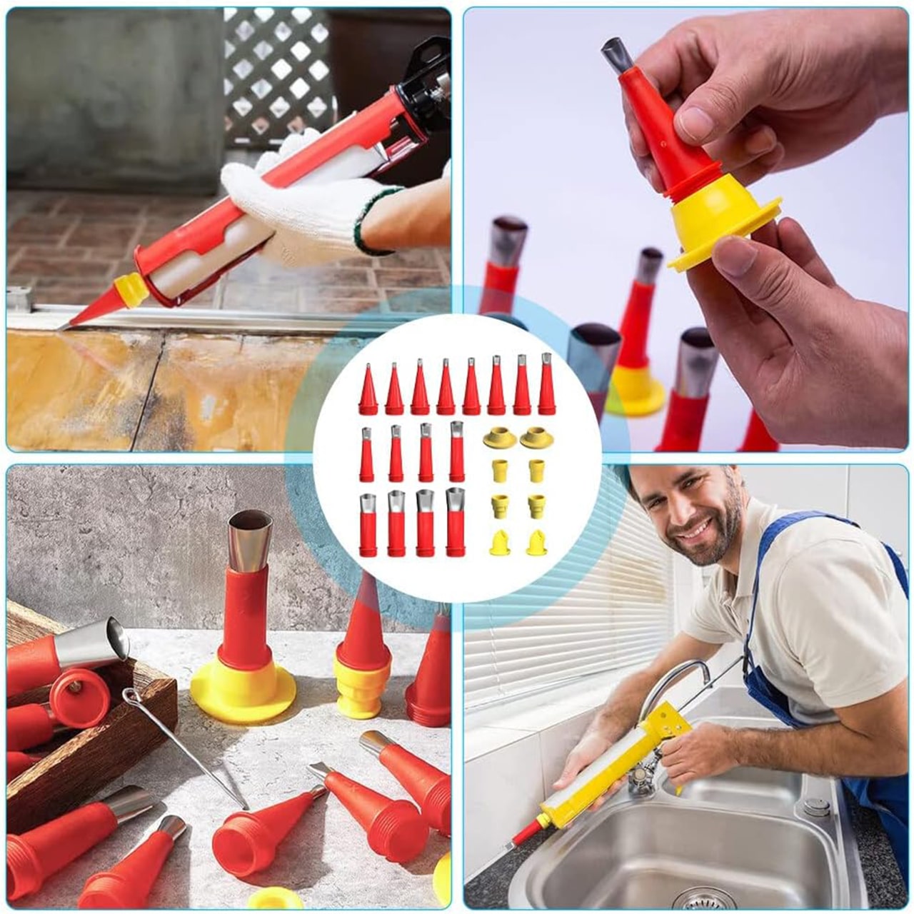 ApplicNozzle, 22-dielna sada kompenzačných a tesniacich dýz - Image 2