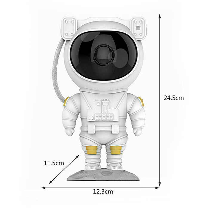 AstronautLamp, nočný projektor s efektom galaxie a LED svetlom - Image 5