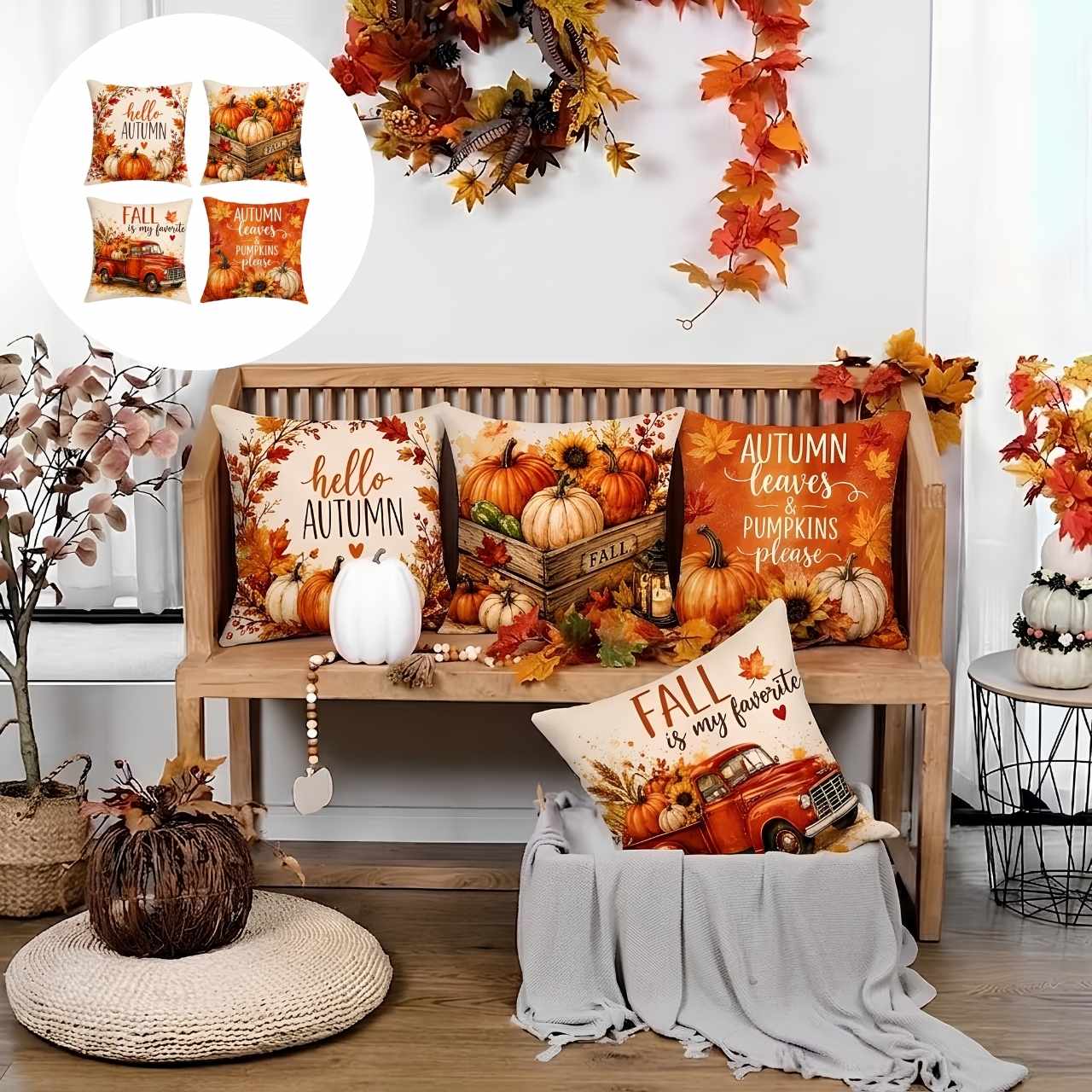 Jesenná obliečka na vankúš, AutumnPillows - Image 8