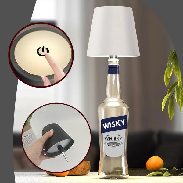 BOTLEAMP-CRN, Bezdrôtová lampa na fľaše - Image 8
