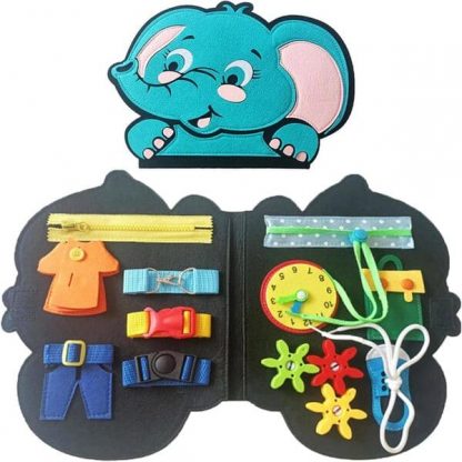 BUSYBOARD-TST, Senzorická rozvojová hračka v mape - Image 2