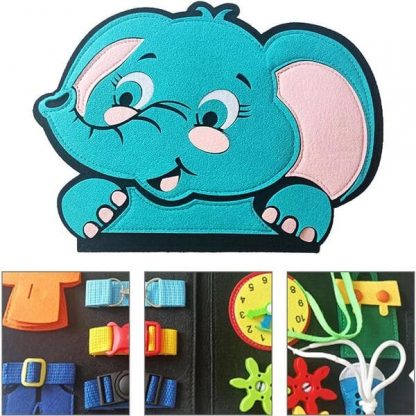 BUSYBOARD-TST, Senzorická rozvojová hračka v mape - Image 4