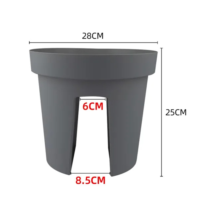 BalconyPots, kvetináče na balkón (2 kusy) - Image 2