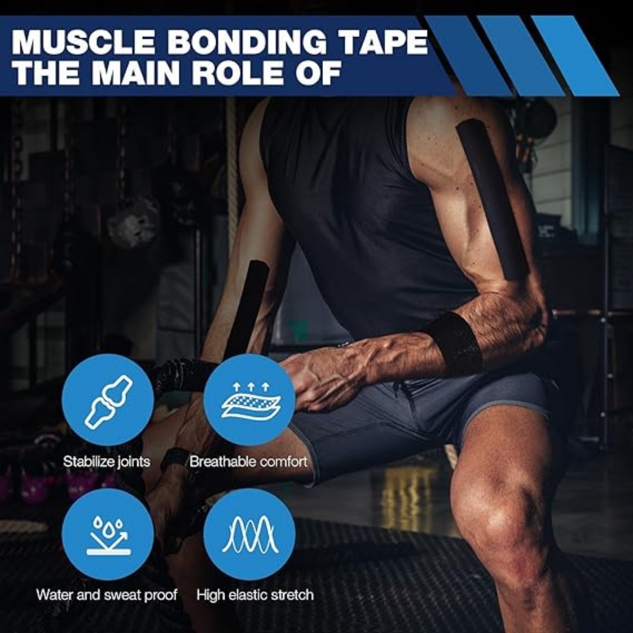 Bandage, kinezio tejp na podporu svalov - Image 10