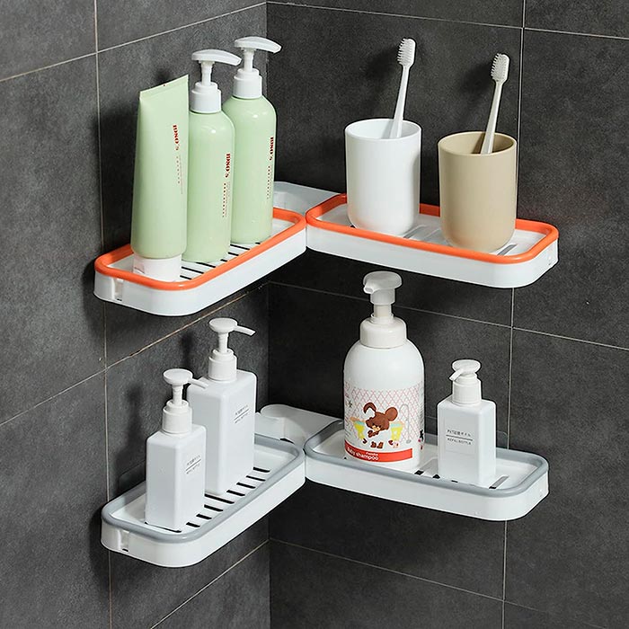 BathroomShelf, polička do kúpeľne, ktorú je možné nainštalovať v uhle 90° alebo 180° - Image 9
