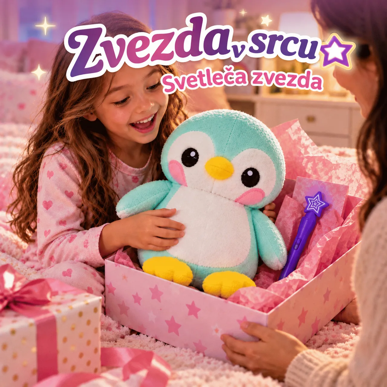 Plyšový tučniak svietiaci v tme, BestFriend - Image 4