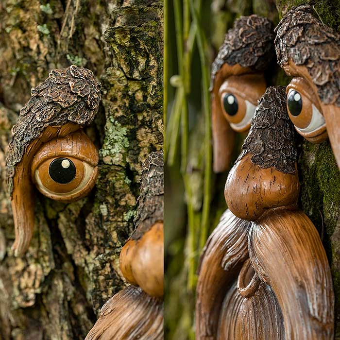 BirdFeeder, ozdoba stromu vo forme tváre, ktorá slúži zároveň ako kŕmidlo pre vtáky - Image 4