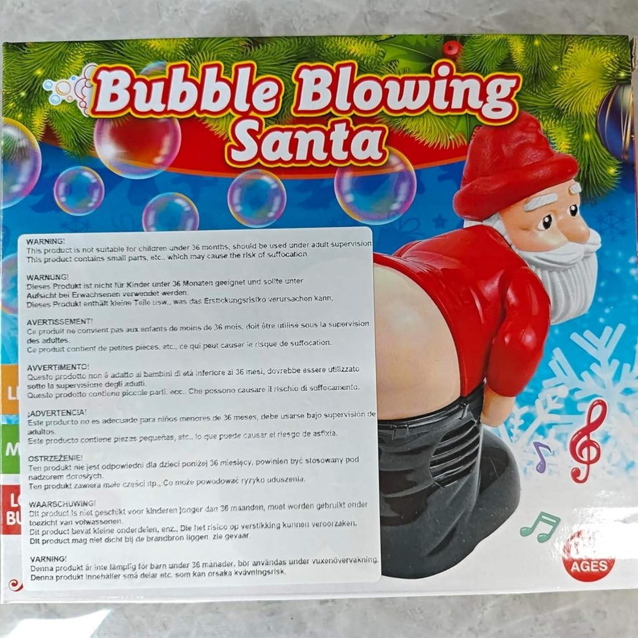 Bubliny, tekutina na bubliny pre hračku BlowSanta - Image 7