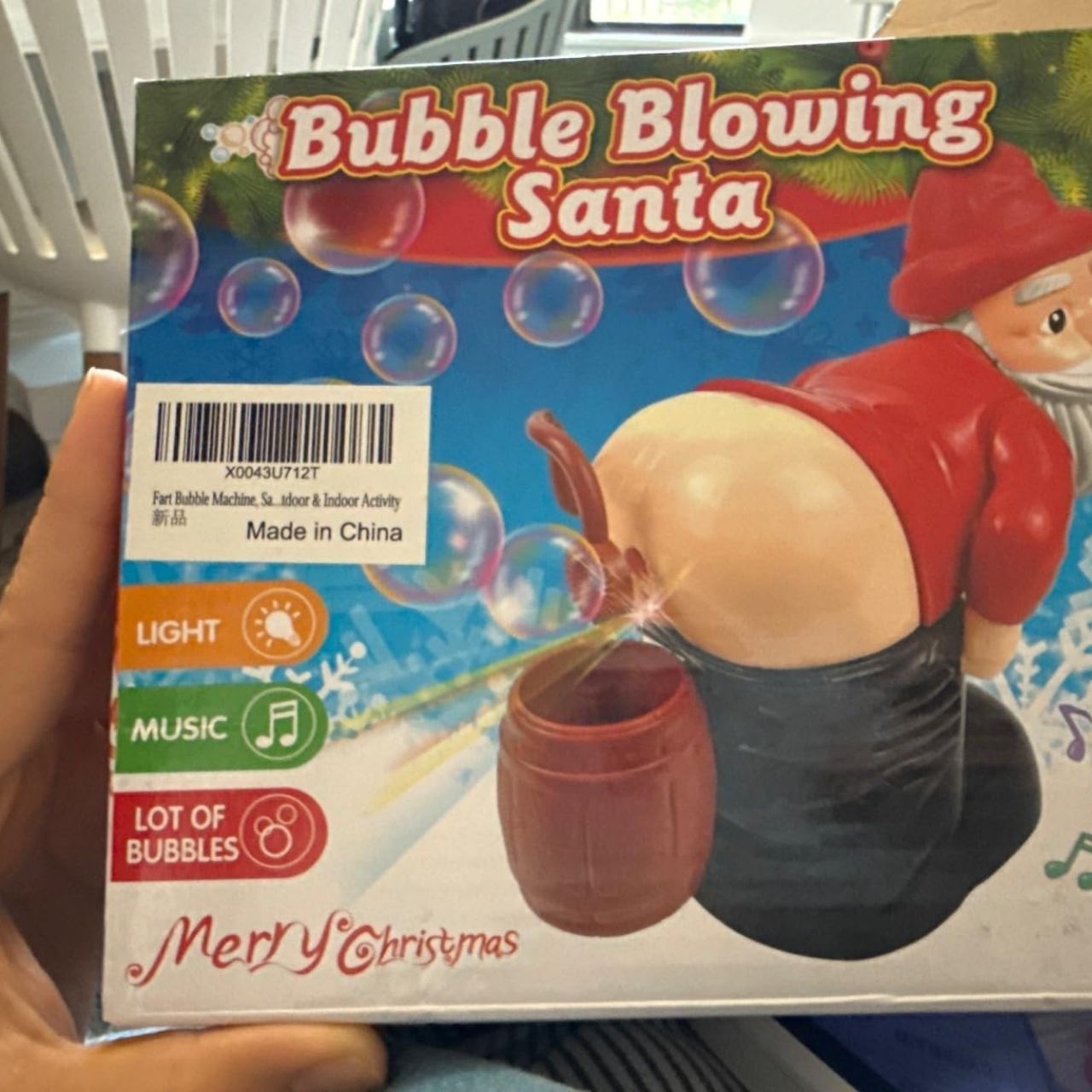 Bubliny, tekutina na bubliny pre hračku BlowSanta - Image 8