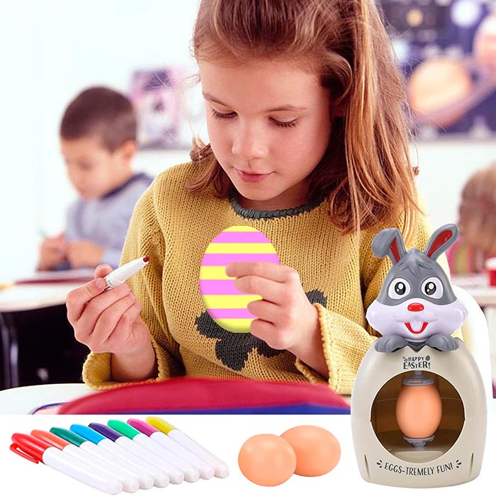 BunnyColor, sada na tvorbu a farbenie plastových veľkonočných vajíčok - Image 4