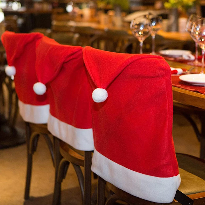 ChairSanta, sviatočný poťah na stoličku (4 kusy) - Image 3