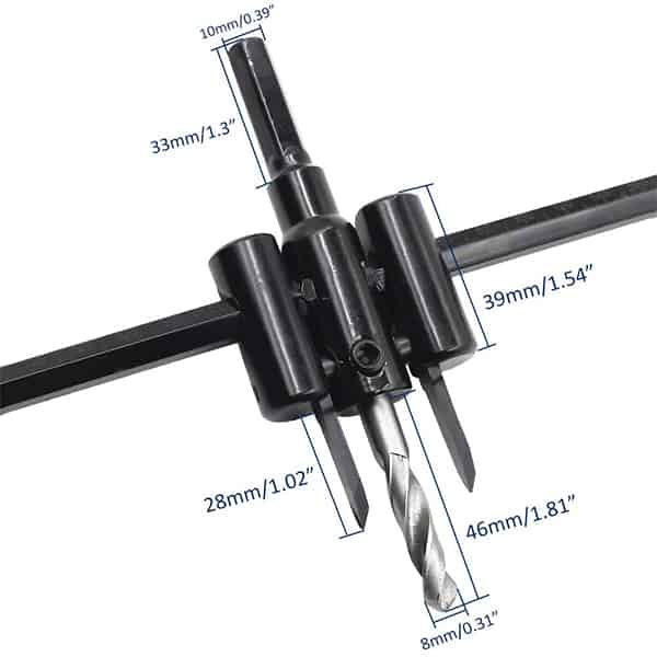 CircleCutter, nastaviteľná kruhová rezačka - Image 3