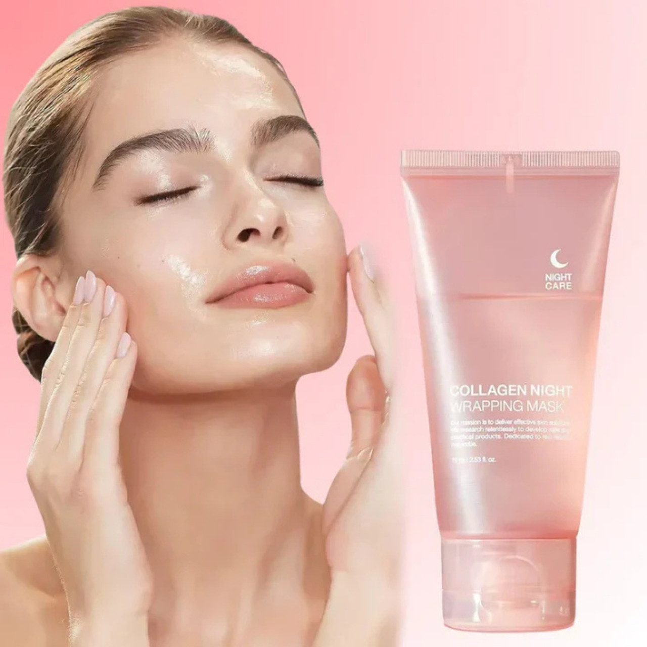 CollagenMask, kolagénová nočná maska na tvár s peel-off efektom (1+1 ZDARMA ) - Image 8