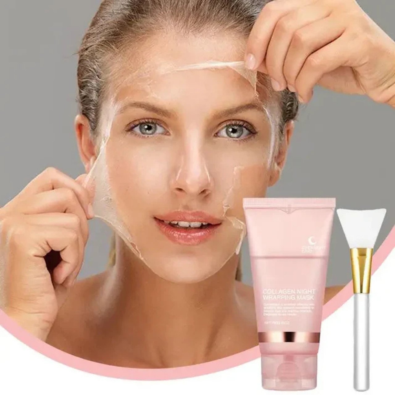CollagenMask, kolagénová nočná maska na tvár s peel-off efektom (1+1 ZDARMA ) - Image 7