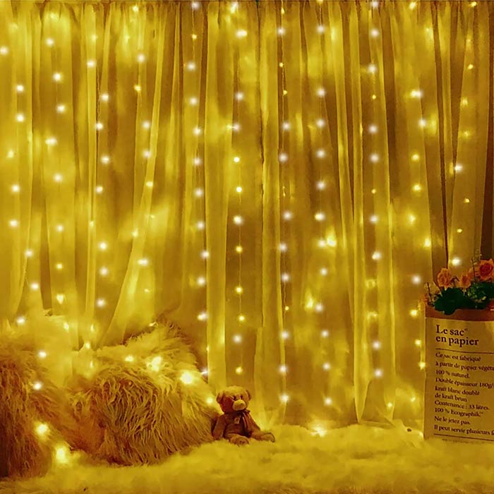 ColorfulCurtain, svetelný záves s 300 farebnými LED svetlami - Image 10