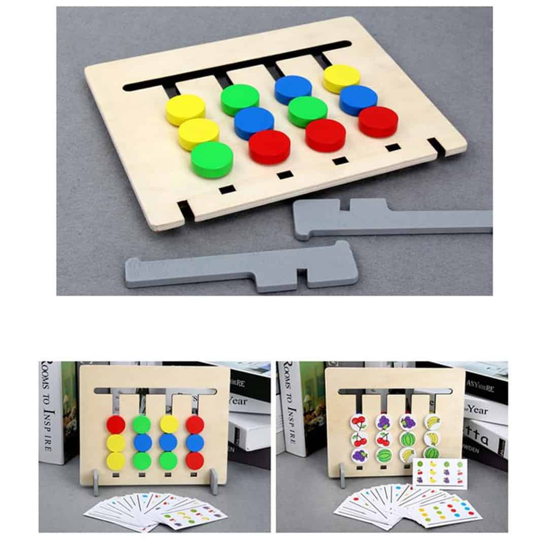 CombinationGame, drevená hlavolamová hra na rozvoj logického myslenia (36 úloh) - Image 4
