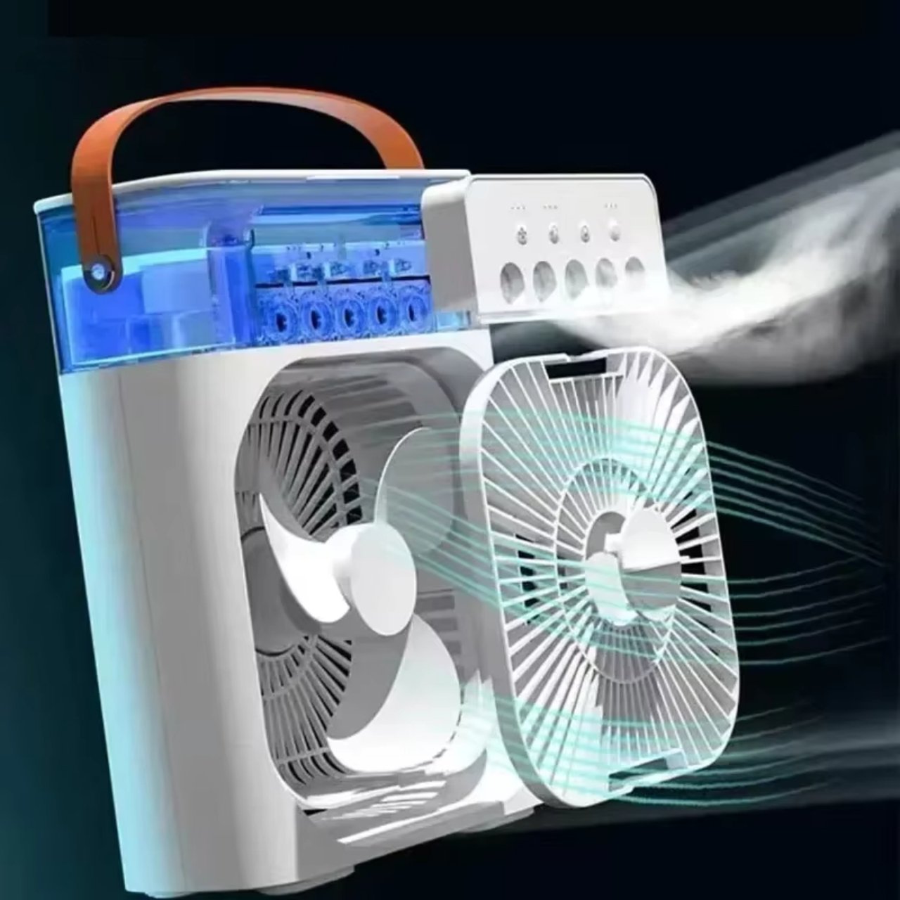 Chladí, zvlhčuje a vytvára atmosféru v jednom 3-v-1 produkte.