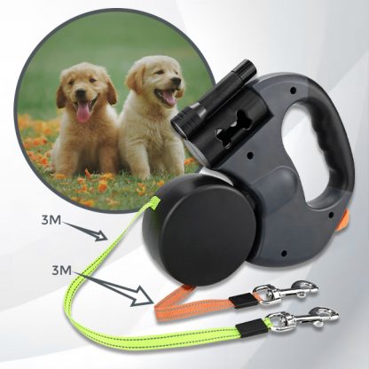 DDR-TST, Dvojitý vodítko pre psov FlexiPaws - Image 2