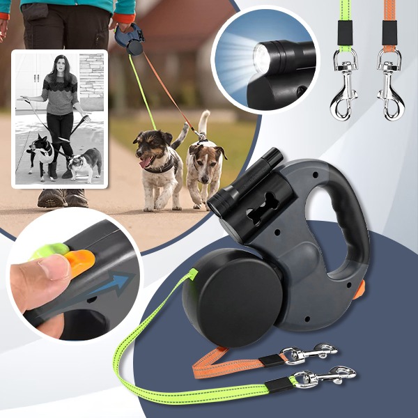 DDR-TST, Dvojitý vodítko pre psov FlexiPaws - Image 6