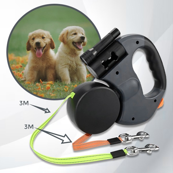 DDR-TST, Dvojitý vodítko pre psov FlexiPaws - Image 9
