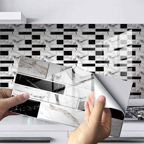 DecorWallpaper, trojrozmerné tapety na stenu v imitácii dlaždíc (12 ks) - Image 4