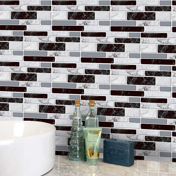 DecorWallpaper, trojrozmerné tapety na stenu v imitácii dlaždíc (12 ks) - Image 7