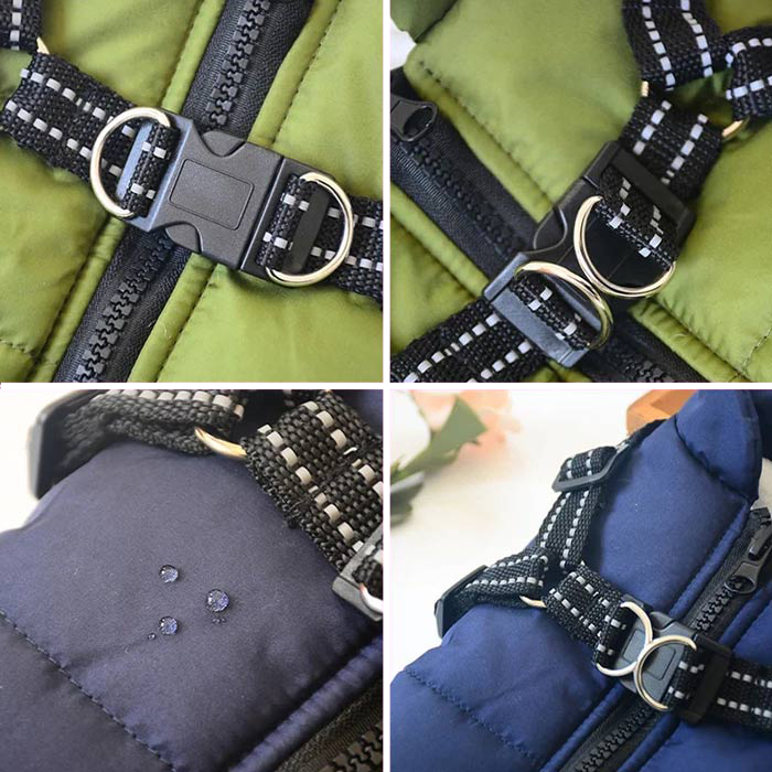 DogJacket, reflexný a nepremokavý zimný kabát pre psov - Image 7