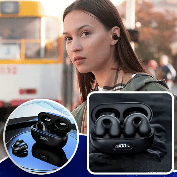 BEZDRÔTOVÉ ŠPORTOVÉ SLÚCHADLÁ EarClip - video
