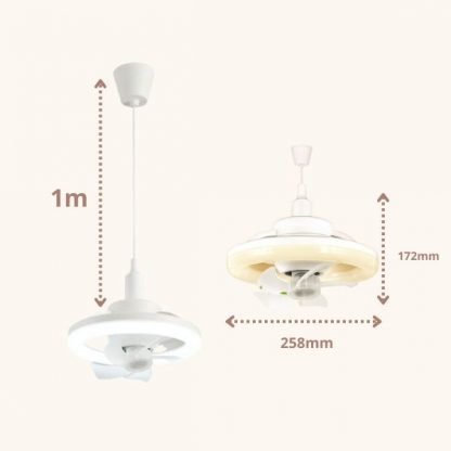 FANLIGHT, Ventilátor s LED svetlom - Image 2