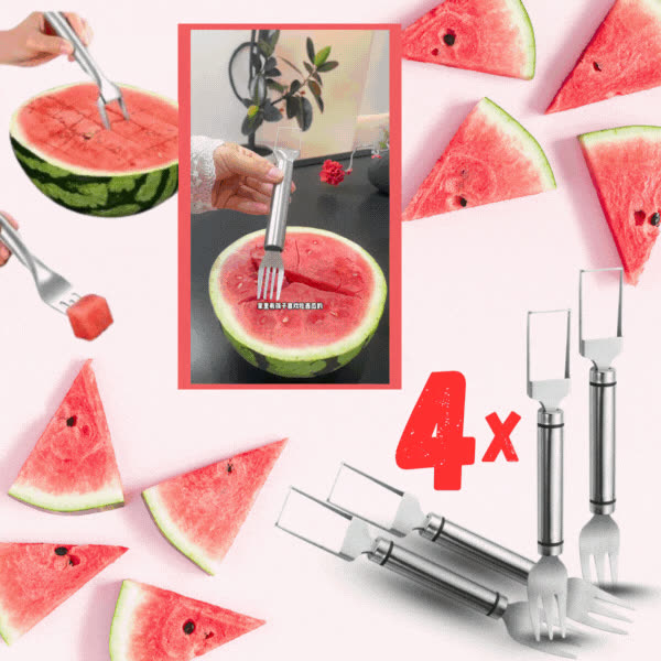 Vidlička na krájanie melónu, FruitFork - video