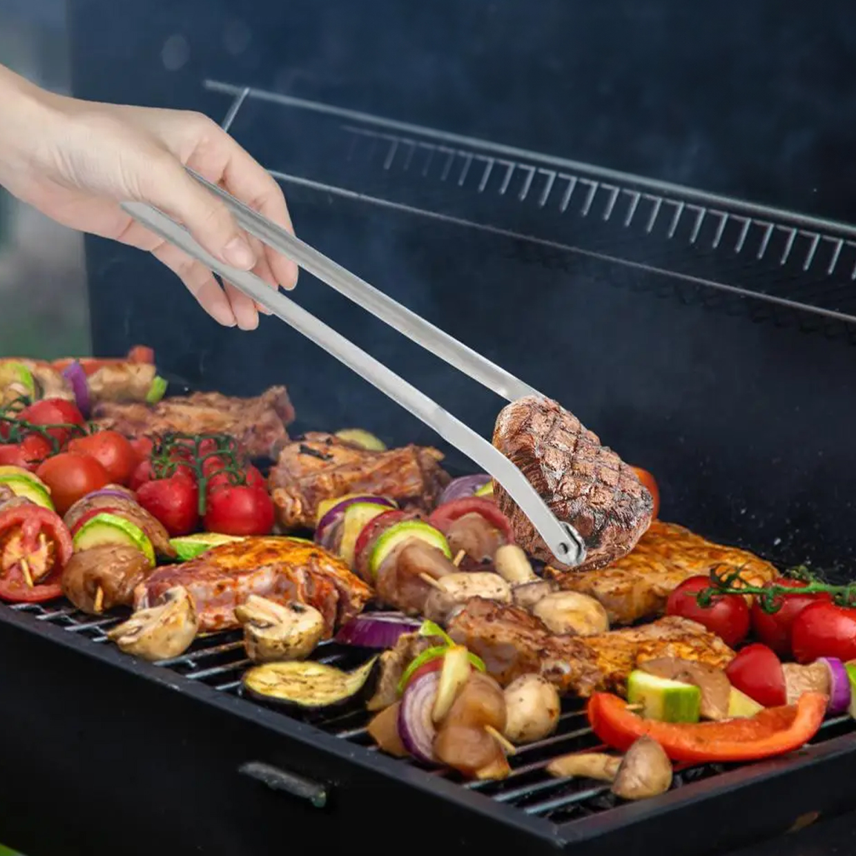 FlipBBQ, gadget na otáčanie mäsa a zeleniny na grile - Image 8