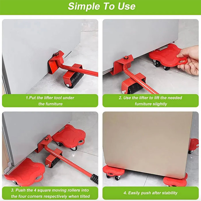 FurnitureMover, 15-dielna sada na presúvanie nábytku - Image 5