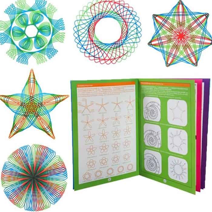 GeoArtKit, 27-dielna sada na kreslenie s geometrickými spirografmi - Image 7