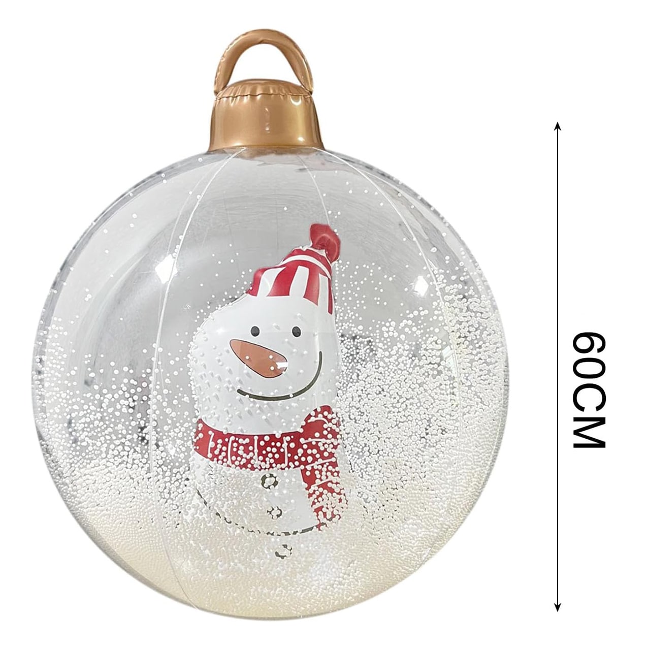 GlowySnowy, vianočná guľa s motívom snehuliaka a svetlom - Image 9