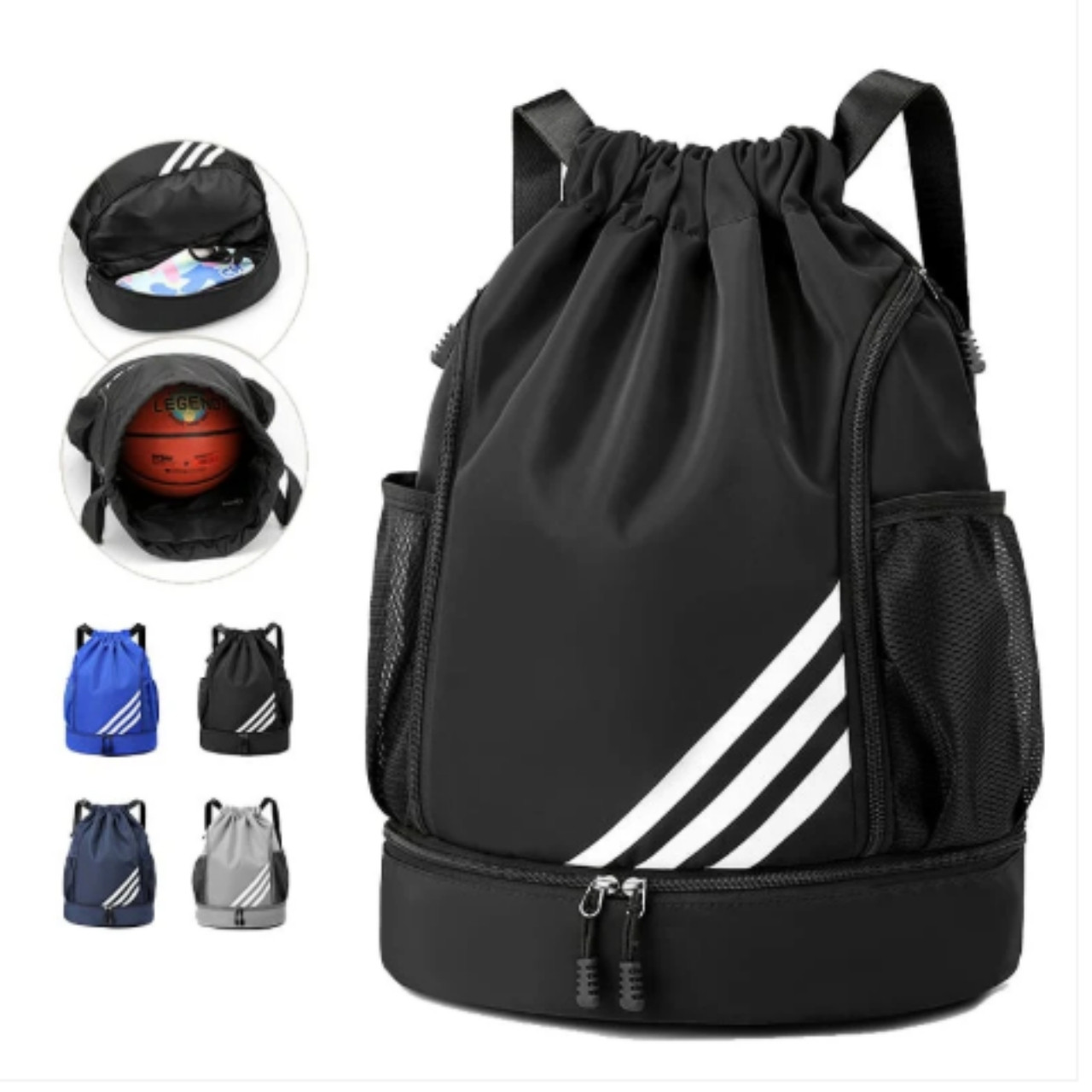 GymPack, športový batoh s viacerými priehradkami - Image 3