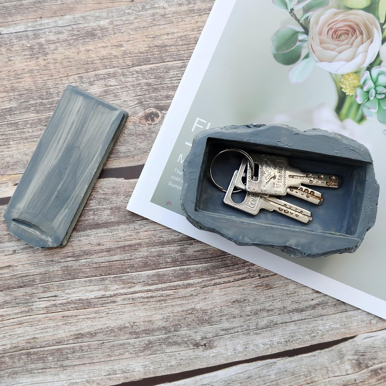 HideKey, kameňom tvarovaný gadget na ukrývanie kľúčov - Image 7