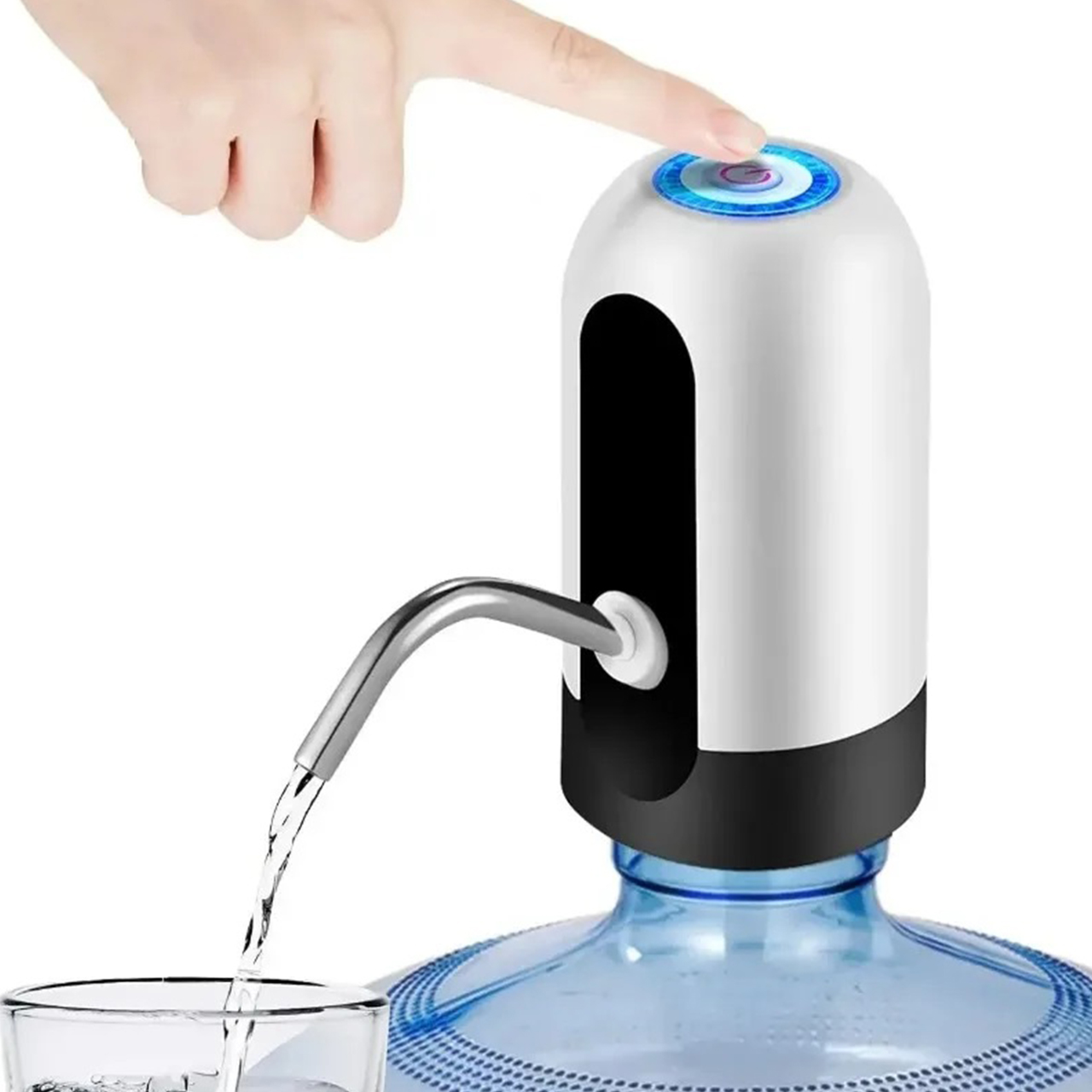 Dávkovač vody môže byť pripevnený na všetky bežné fľaše (od 1 do 5 litrov) s priemerom hrdla 5,5 cm!