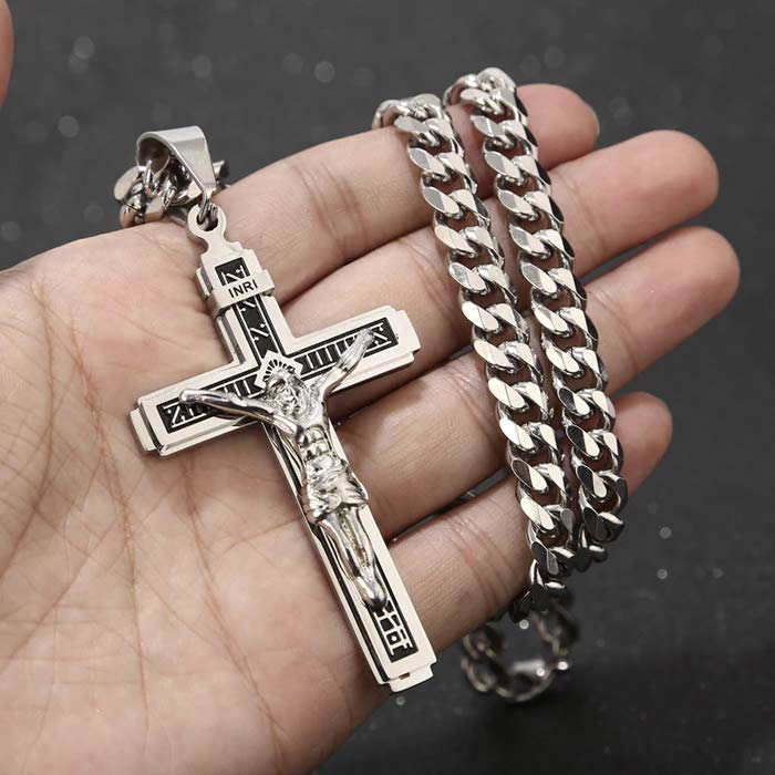 JesusNecklace, stříbrný řetízek s Ježíšem - Image 5