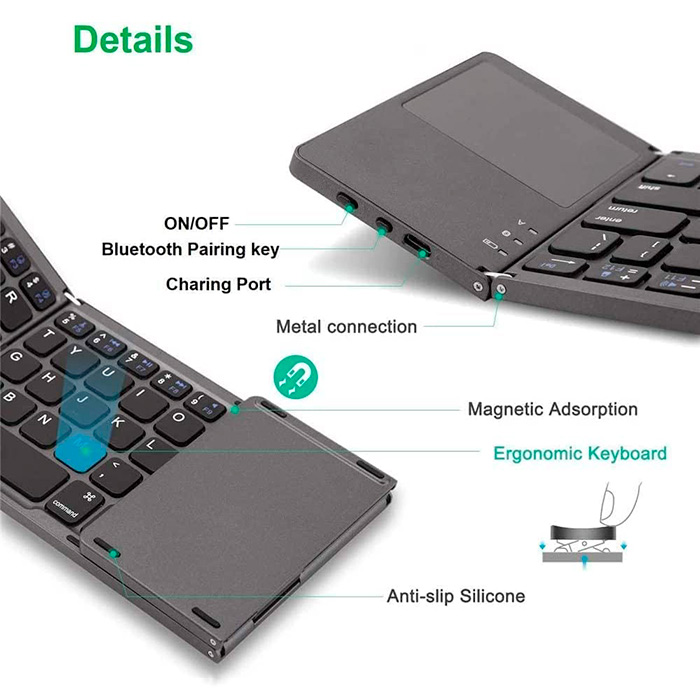 KeyBoard, skladateľná klávesnica - Image 3