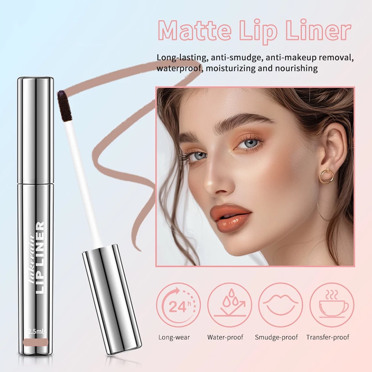 LipLiner, vodoodolný kontúrovací ceruzka na pery - Image 2