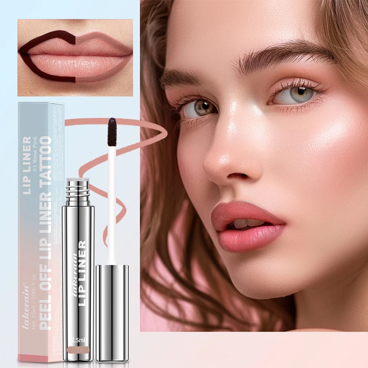 LipLiner, vodoodolný kontúrovací ceruzka na pery - Image 4