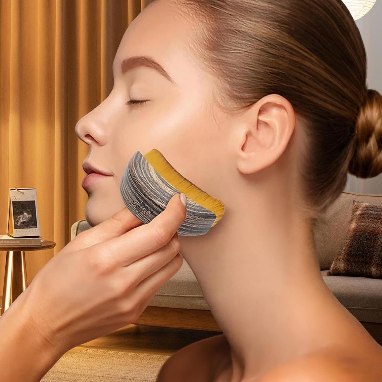 LymphaticBrush, kefa na lymfatickú masáž a tvarovanie tváre - Image 5