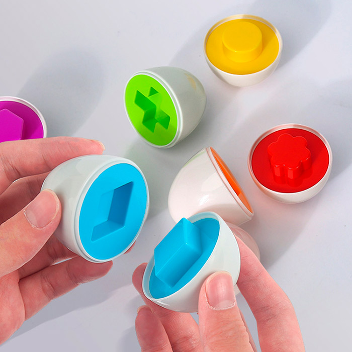 MatchingEggs, didaktická hračka - sada s krabičkou a 12 vajíčkami - Image 5