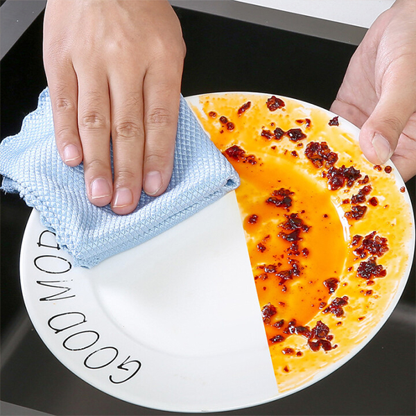 MicrofiberCloth, viacúčelová utierka na čistenie z mikrovlákien (4 ks) - Image 4