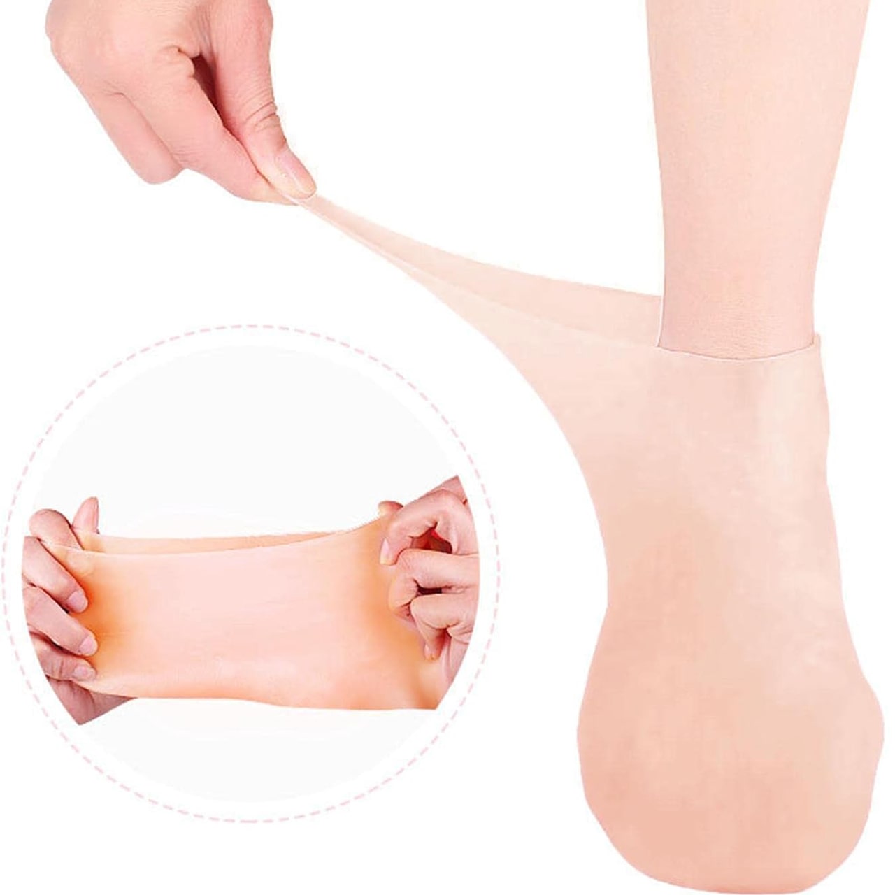 MoistMask, zvlhčujúce silikónové ponožky na starostlivosť o nohy (1+1 ZDARMA ) - Image 7