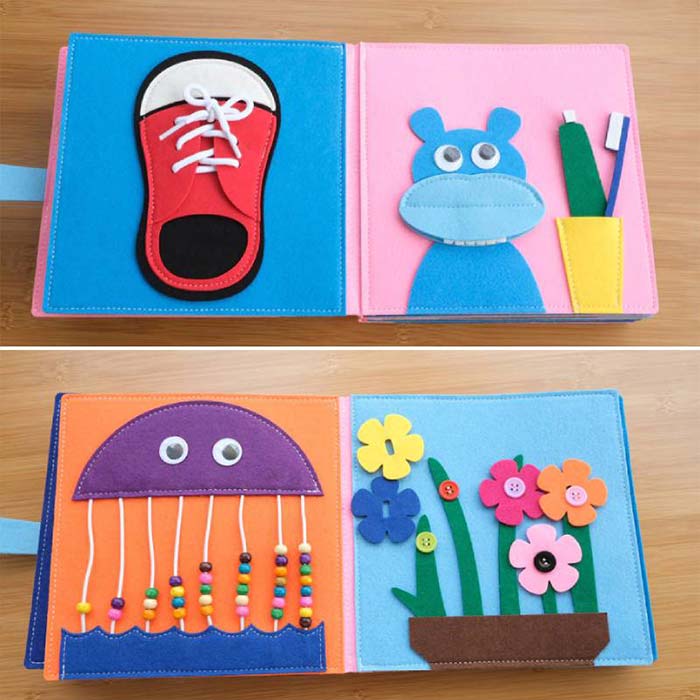 MontessoriBook, tichá kniha s rôznymi aktivitami - Image 7