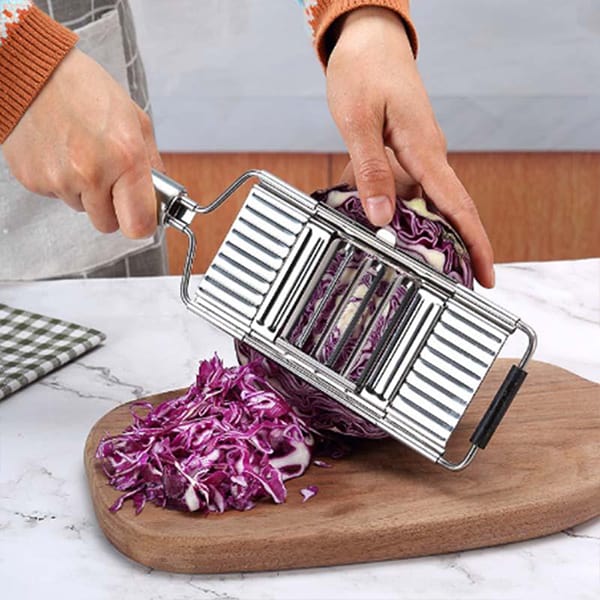 MultiSlicer, viacúčelový krájač na zeleninu s ergonomickou protišmykovou rukoväťou a 3 rôznymi čepeľami - Image 7