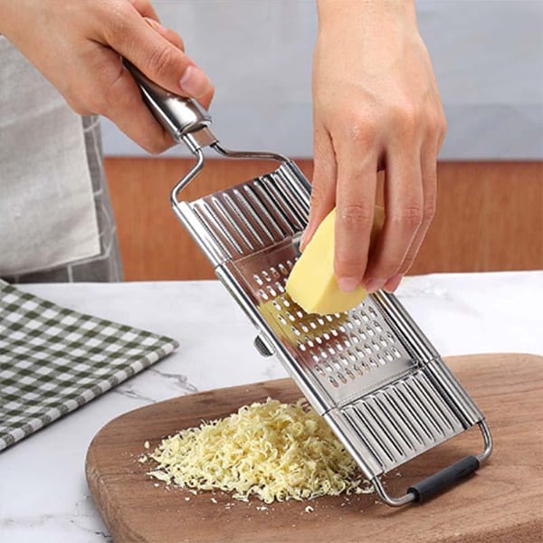MultiSlicer, viacúčelový krájač na zeleninu s ergonomickou protišmykovou rukoväťou a 3 rôznymi čepeľami - Image 9