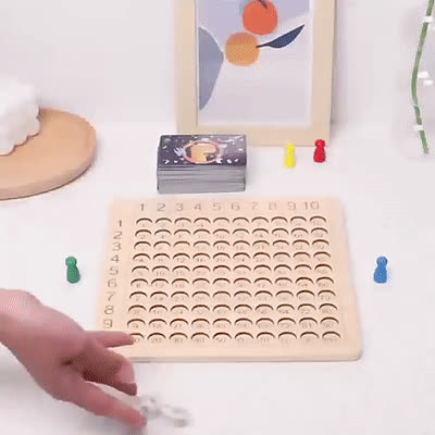 MultiplicationGame, stolová hra s násobením do 100 - video
